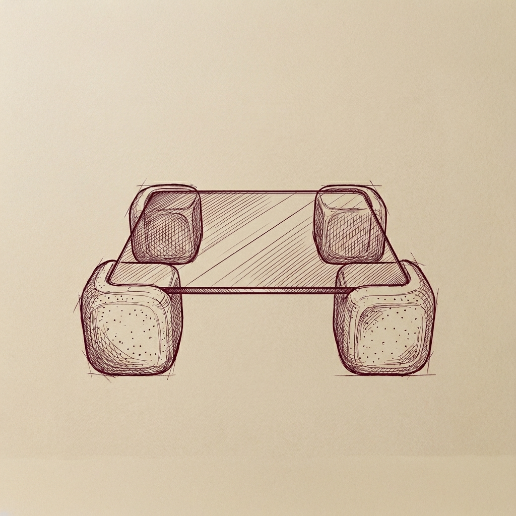 Coffee Tables Collection sketched