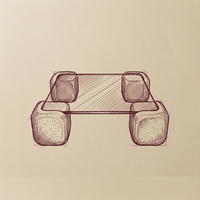 Coffee Tables Collection sketched